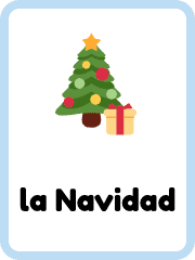 Spanish Holidays & Festivals flashcards example flashcard